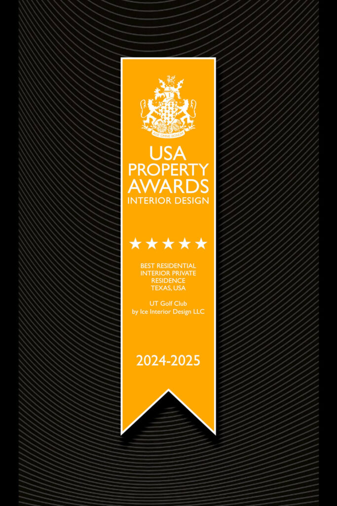 USA Property Awards Ice Interior Design Best Residence 2024 2025